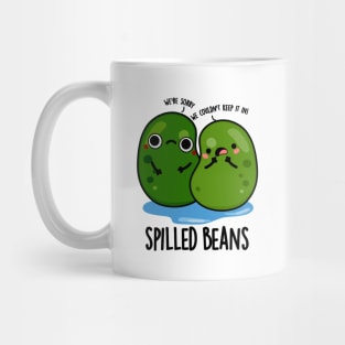 Spilled Beans Cute Veggie Bean Pun Mug